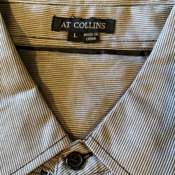 AT Collins Large Shirt Embroidered NWT - Picture 3 of 6